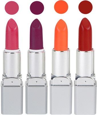 

Ramble Lipstick Cream Base Rose Flavour Set of 4(Neon Orange, 16 g)