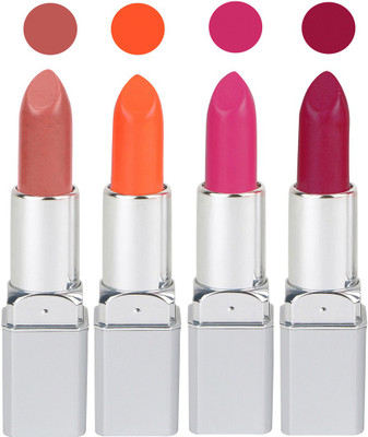 

Ramble Lipstick Cream Base Rose Flavour Set of 4(Orange Frosty, 16 g)
