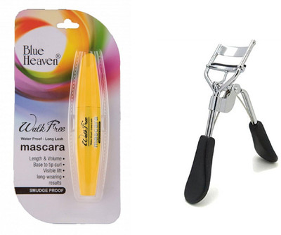 

Blue Heaven walkfree mascara with eye lash curler(Pack of 2)