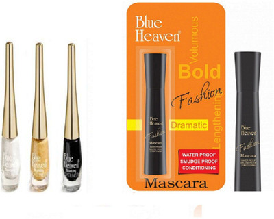 

Blue Heaven fashion mascara with sparkle liner(01,02,04)(Pack of 4)