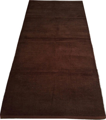 

G S COLLECTIONS Cotton Yoga and Exercise Mat(Brown, Coffee