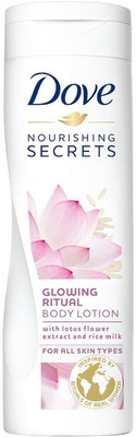 

Dove Nourishing Secrets Glowing Ritual Body Lotion With Lotus Flower Extract And Rice Milk - 250ml(250 ml)