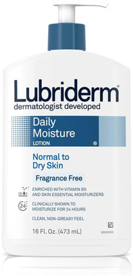 

Lubriderm Daily Moisture Lotion, Normal to Dry Skin Fragrance Free - 473ml (16oz)(473 ml)