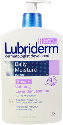 

Lubriderm Daily Moisture Lotion, Shea + Calming Lavender Jasmine - 473ml (16oz)(473 ml)