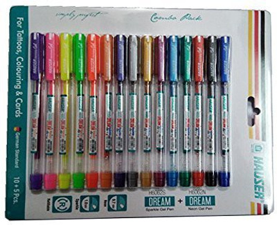 

Hauser Dream Sparkle Gel 15 Color Gel Pen