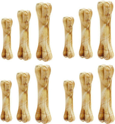

Foodie Puppies Pressed Dog Bone 5 inches - Pack of 12 bones Chicken Dog Chew(600 g, Pack of 12)