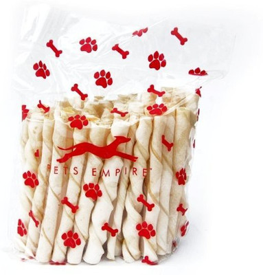 

Pets Empire Dog Chew Treat Food Sticks, White, 100 g Milk 100 Dry Dog Food