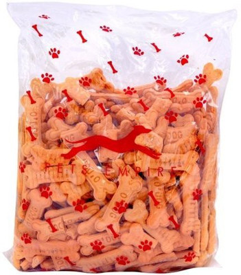 

Pets Empire Dog Treat Biscuits, Real Egg and Banana, 1 kg Egg 0.5 g Dry Dog Food