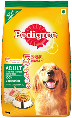 Pedigree Adult 100% Vegetable 3 kg Dry Dog Food