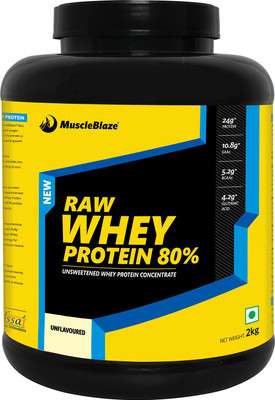 

MuscleBlaze Raw Whey Protein(2 kg, Unflavored)