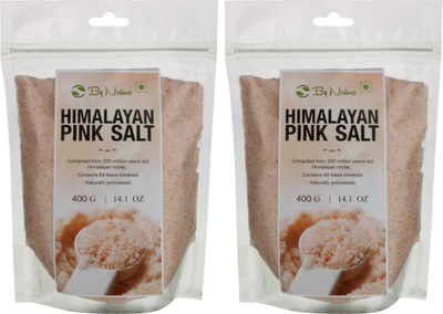

By Nature Original Himalayan Pink Salt(800 g, Pack of 2)