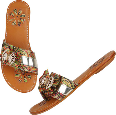 

FASHIMO Women Green Flats