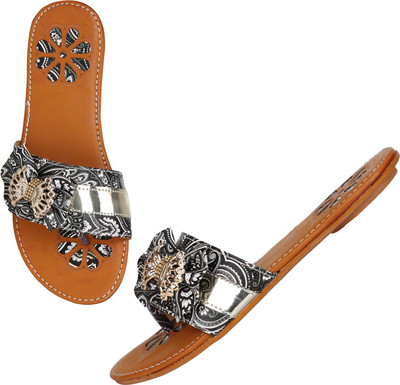 

FASHIMO Women Black Flats