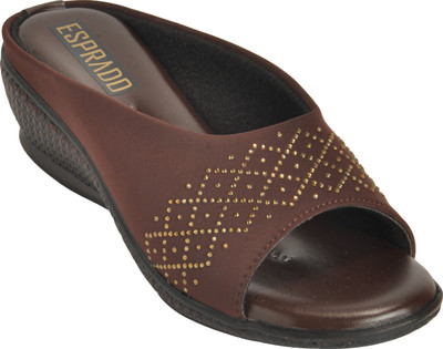 

ESPRADO Women Dark Brown Wedges