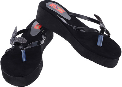 

AirSoon Women Black Wedges