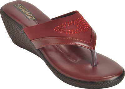 

ESPRADO Women Maroon Wedges