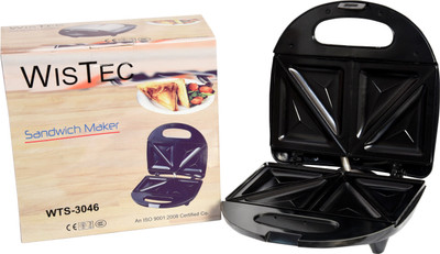 

Wis Tec 4 Slice Snack Magic Sandwich Maker Toast(Silver)