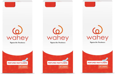 

Wahey 75 pcs (25 pcs/pack), L Size, Perfumed Pantyliner(Pack of 3)