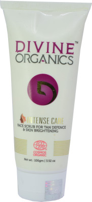 

Divine Organics Intense Care Face Scrub For Tan Defence & Skin Brightening Scrub(100 g)