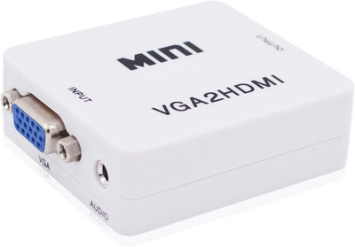 NeroEdge MINI VGA2HDMI HD Video Converter Media Streaming Device(White)