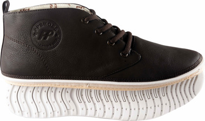 

PIIPIINOO Men's Convertible Zipper Shoes Only Top (Coco Brwon Ankle ) Casuals For Men(Brown