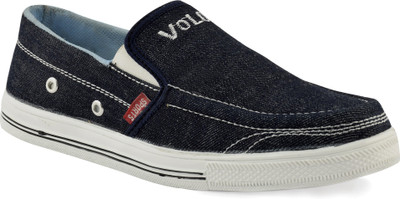 

VOLO Perfect Stylish Comfortable Slip On Sneakers For Men(Black, Navy
