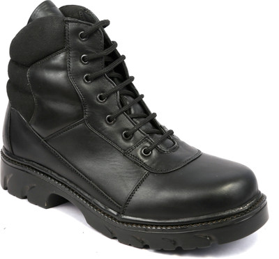 

ICEBULL LEATHER JEU Boots For Men(Black