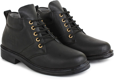 

BUWCH Casual Shoes Black Color For Men And Boys Boots For Men(Black