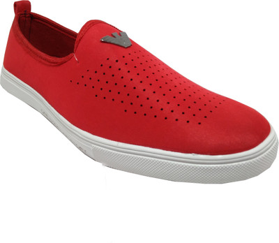 

MB STAR Slip On Sneakers For Men(Red