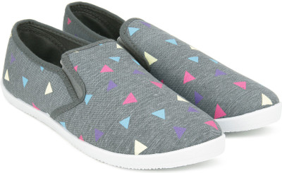 

People Canvas Shoes For Women(Grey