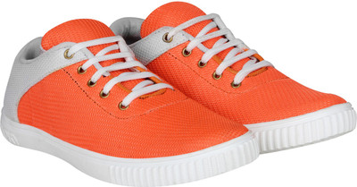 

Fashionboom Olympic shoes Sneakers For Men(White, Orange