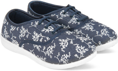 

People Casuals For Women(Navy, White, Blue