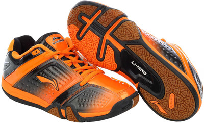 

Li-Ning Hero No.1 Ltd. Edition Badminton Shoes For Men(Black, Orange