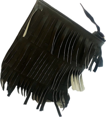 

RIPPLE Women Casual Black Leatherette Sling Bag