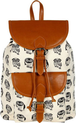 

DNZ Women Casual Black, Tan, White Canvas, Leatherette Shoulder Bag