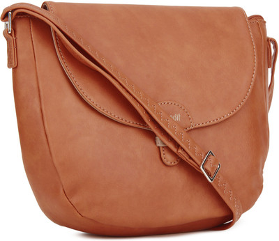 

Baggit Women Casual Tan PU Sling Bag