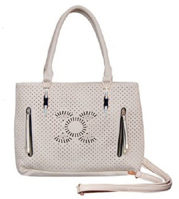 

Suprino Women Casual White Canvas Hand-held Bag