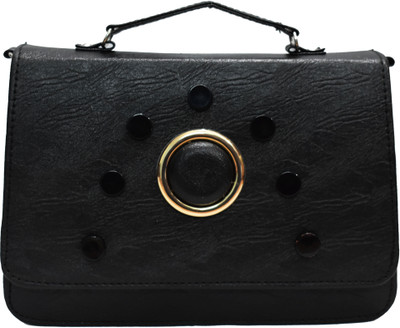 

BacBag Girls Casual Black, Red, Tan PU Sling Bag