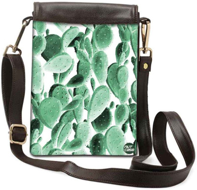 

Nutcase Women Casual Multicolor Genuine Leather Sling Bag