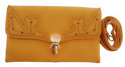 

Marino Mantra Girls Casual Yellow Leatherette Sling Bag