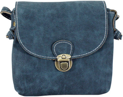

Bulchee Women Casual Blue PU Sling Bag