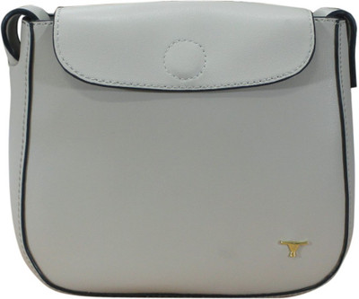 

Bulchee Women Casual Grey PU Sling Bag