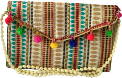 

GIFTINGTREE Girls Casual Multicolor Cotton Sling Bag