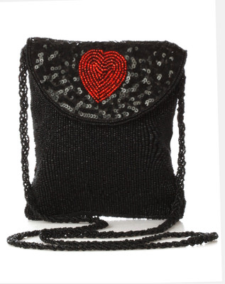 

Ahankara Women Casual Gold Beads Sling Bag