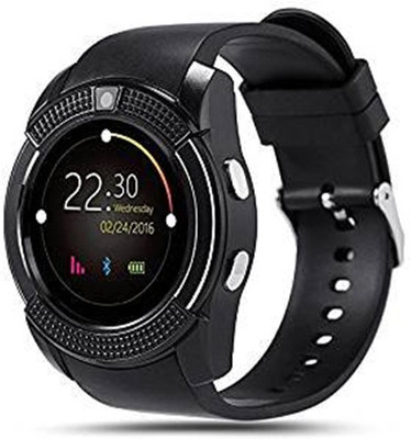 

STEPONN RISE STEPONN V8 BLACK SMARTWATCH Smartwatch(Black Strap FREE SIZE)