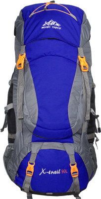 

Mount Track XTrail Trekking & Hiking/ Camping Backpack 80 Ltrs with Rain Cover Rucksack - 90 L(Blue)