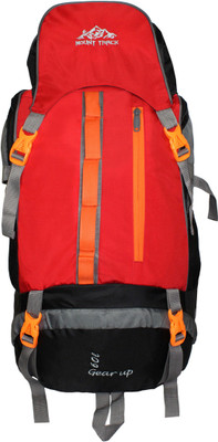 

Mount Track Gear up Rucksack, Hiking Trekking Backpack with Rain Cover Rucksack(Red, Backpack