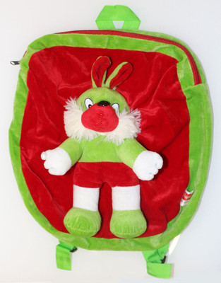 

Akshat Rabbit Cute Teddy Soft Toy School Bag for kids ( GREEN) - 35 cm(Red, Green), Green;red