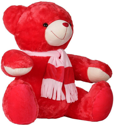 

ToynJoy 2.5 Feet Premium Quality Cute Plush Red Teddy Bear - 30 inch(Red)