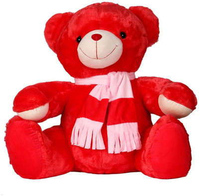 

ToynJoy Soft Plush Imported 3 Feet Red Teddy Bear Stuffed Toy - 85 cm(Red)